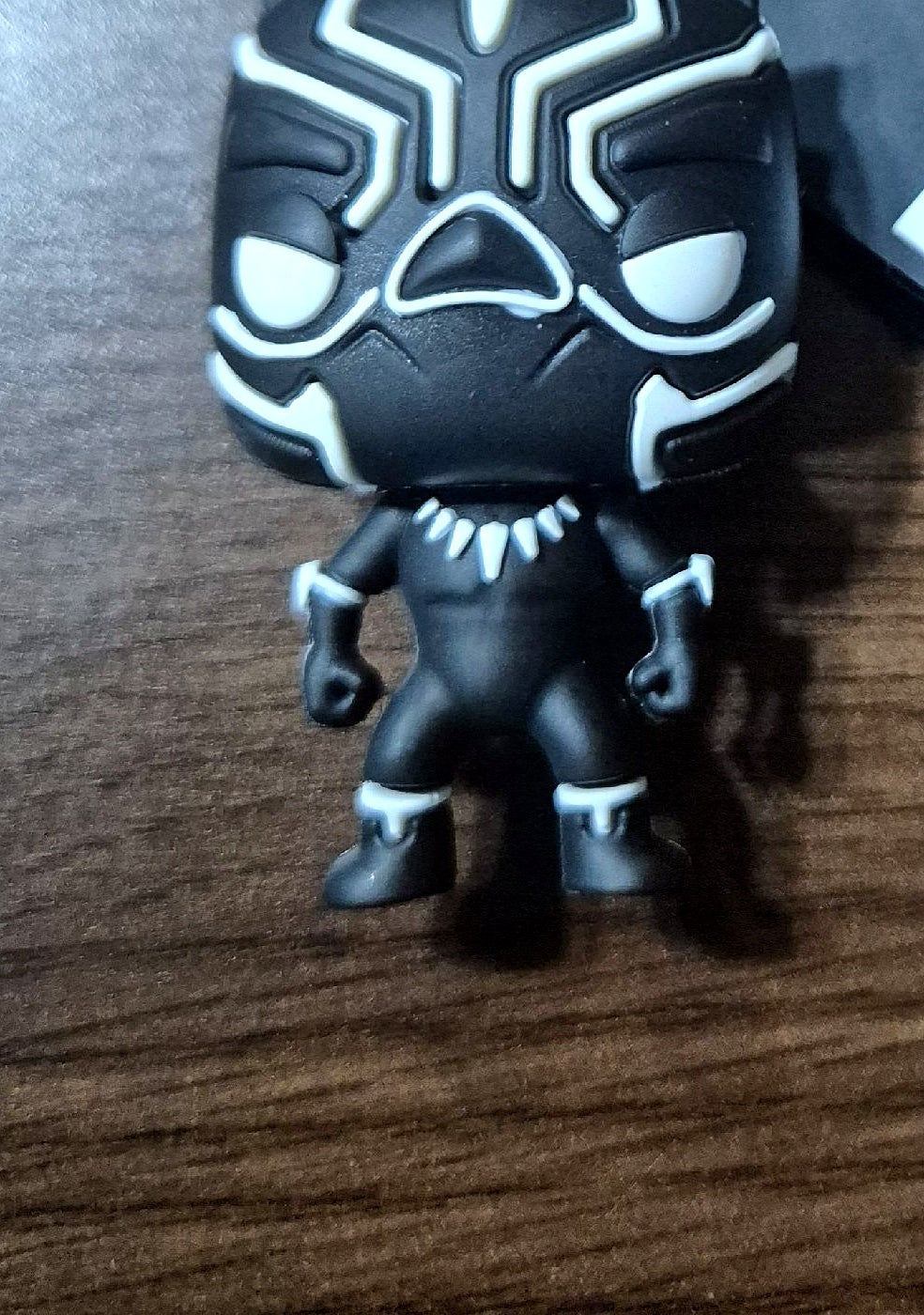 Black Panther Marvel Keychain – 3D Superhero Figure with Strap