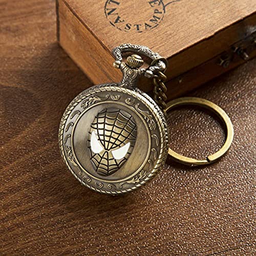 Spiderman Pocket Watch Keychain